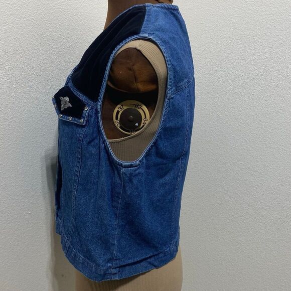 Denim Velvet Vest Angel Accents Cherub
Jeans Unique Stongebridge Size 12 - Picture 5 of 8